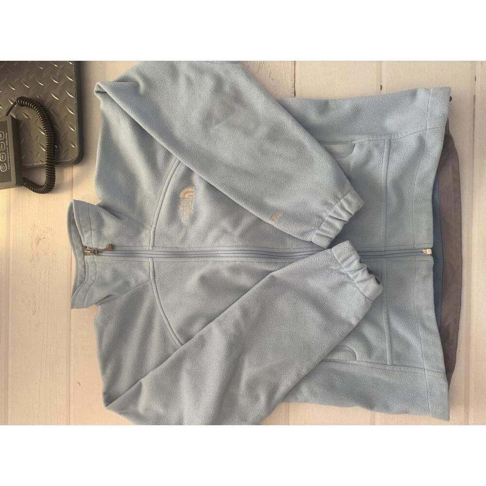 The North Face Light Blue Fleece Jacket XS